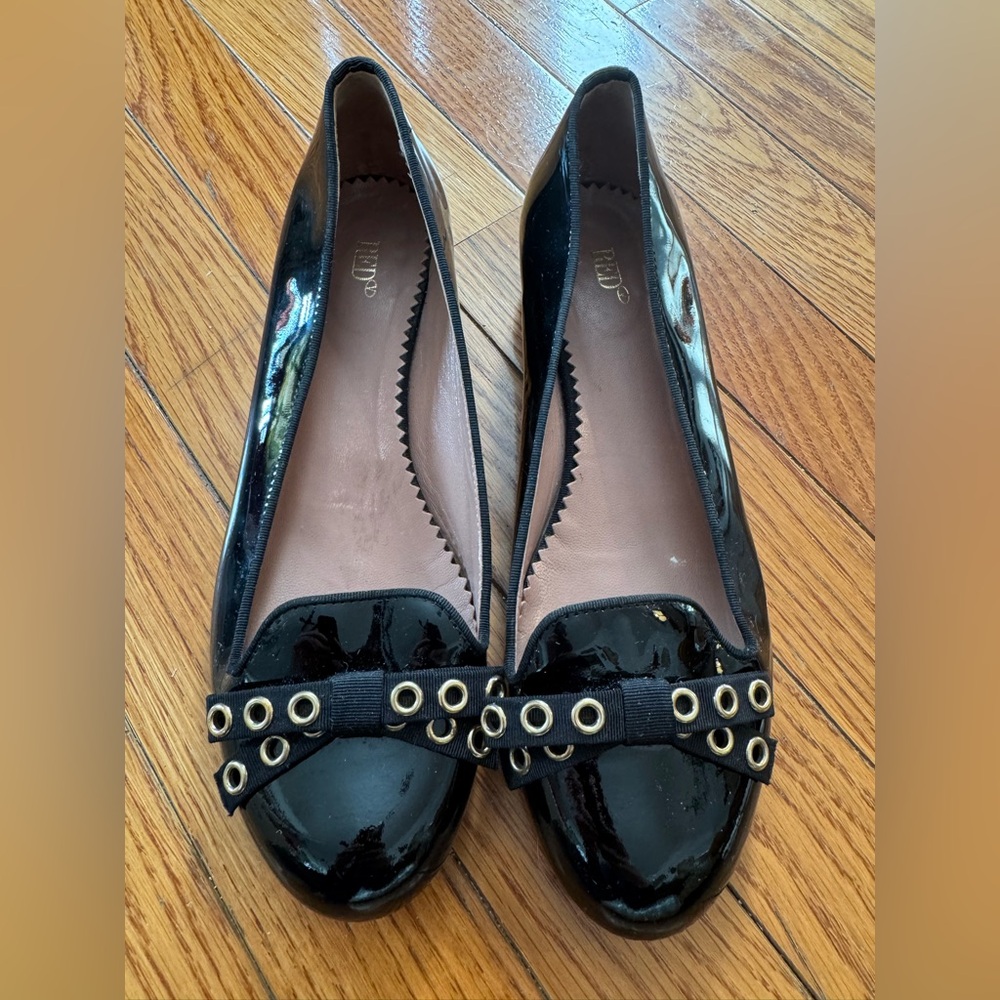 Red Valentino Patent Ballet Flats Low Heel EU 37 ✨ Discontinued - Picture 3 of 8